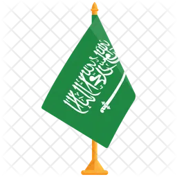 Bandera de arabia saudita  Icono