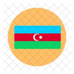 Bandera de azerbaiyán Flag Icono