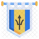 Bandera de barbados  Icono