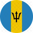 Barbados Bandera Mundo Icono