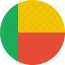 Benin Bandera Mundo Icono