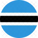 Botswana Bandera Mundo Icono