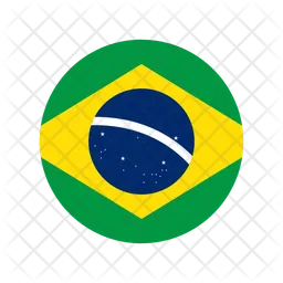 Bandera de brasil Logo Icono