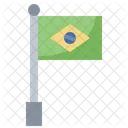 Bandera de brasil  Icono