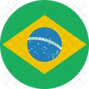 Brasil Bandera Mundo Icon