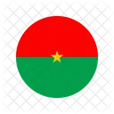 Bandera de burkina faso  Icono