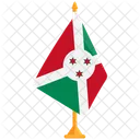 Bandera Bandera De Burundi Burundi Icono