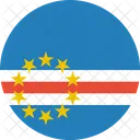 Cabo Verde Bandera Icono