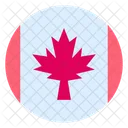 Bandera de canadá  Icono