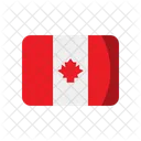 Bandera de canadá  Icono