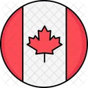 Bandera de canadá  Icono