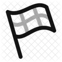 Bandera De Carreras Icono