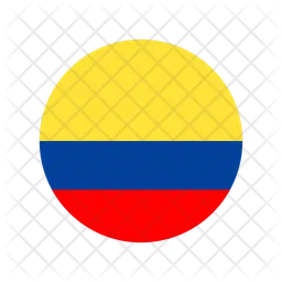 Bandera de colombia Logo Icono