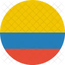 Colombia Bandera Mundo Icono