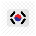 Bandera de corea  Icono