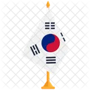 Bandera De Corea Del Sur Corea Del Sur Icono