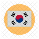 Bandera de corea del sur  Icono