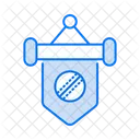 Bandera de cricket  Icono