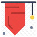 Bandera de educación  Icono