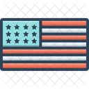 Estados Unidos Bandera Pais Icon