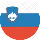 Eslovenia Bandera Mundo Icono
