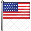 Bandera America Estados Unidos Icon