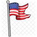 Bandera Nosotros Estados Unidos Icon