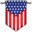 Bandera Estados Unidos America Icon