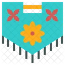 Floral Pantalla Bandera Icono