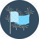 Bandera Del Partido Bandera De Destino Alferez Icono