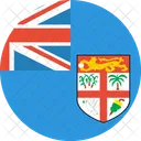 Fiji Bandera Mundo Icono