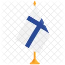 Bandera De Finlandia Finlandia Bandera De Finlandia Icono