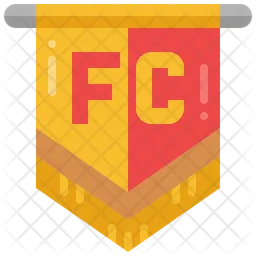 Bandera de futbol  Icono