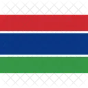 Bandera de gambia  Icono