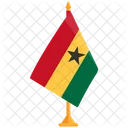 Bandera De Ghana Ghana Bandera De Ghana Icono