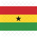 Bandera de ghana  Icono