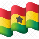 Bandera De Ghana Bandera Pais Icono