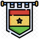 Bandera de ghana  Icono