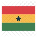 Bandera de ghana  Icono