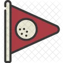 Bandera de golf  Icono