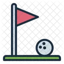 Bandera de golf  Icono