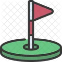Bandera de golf  Icono