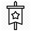 Bandera De Guerra Icono
