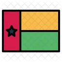 Bandera de guinea bissau  Icono