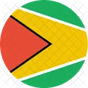 Guyana Bandera Mundo Icono