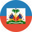 Haiti Bandera Mundo Icono