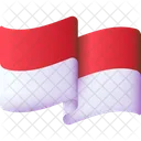 Bandera De Indonesia Indonesia Indonesio Icono
