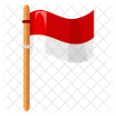 Indonesia Bandera Nacional Icono