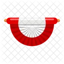 Indonesia Bandera Nacional Icono