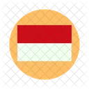 Bandera de indonesia  Icono